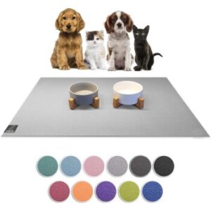 SANOZOO ® - Napfunterlage - Öko-Tex und Made in Germany hellgrau 80 cm, 80 cm