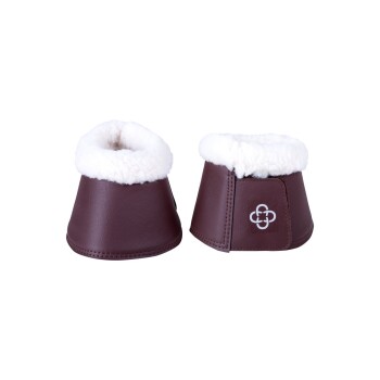 4Horses Hufglocken Fluffy braun WB (Warmblut)