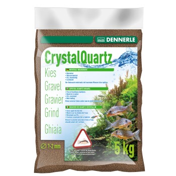 DENNERLE Kristall Quarzkies 5kg dunkelbraun