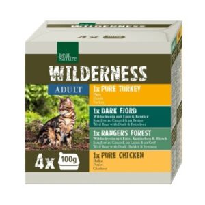 REAL NATURE Wilderness Adult 4x100 g Multipack 1