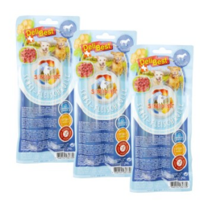 DeliBest SensiPet Fleischrolle 6x400g Pferd und Kartoffel