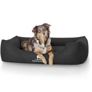Knuffelwuff Hundebett Finlay aus Nylongewebe schwarz XXL