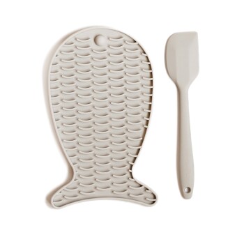 Minty&Marla Schleck Set mit Spatel Katze beige