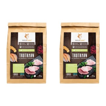 Wildfang ® Senior Trockenfutter mit Truthahn 2x6 kg