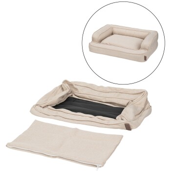 more Lifestyle MORE Ersatzbezug für Liegeplatz Comfort Deluxe beige L