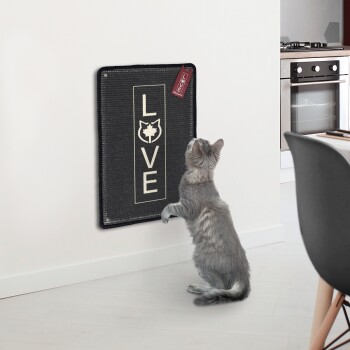 Canadian Cat Company Kratzteppich 40x60cm mit Wandbefestigung anthrazit
