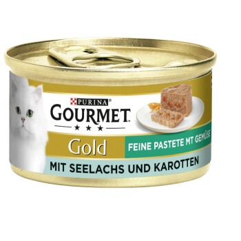 GOURMET Gold Feine Pastete 12x85g Seelachs und Karotten