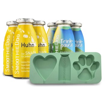 SmoothieDog Huhn 3x 250 ml + Ente 3x 250 ml + Eisform
