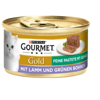 GOURMET Gold Feine Pastete 12x85g Lamm und grüne Bohnen