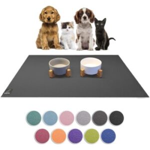 SANOZOO ® - Napfunterlage - Öko-Tex und Made in Germany grau 80 cm, 80 cm