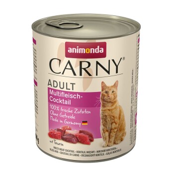 animonda Carny Nassfutter Katze Adult Multifleisch Cocktail 6x800 g