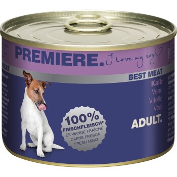 PREMIERE Best Meat Adult Kalb 6x185 g