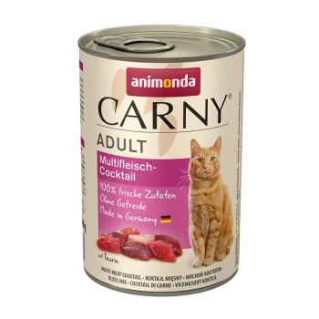animonda Carny Nassfutter Katze Adult 6x400 g Multifleisch Cocktail