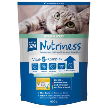NutriQM Nutriness Sterilized 5 x 800g