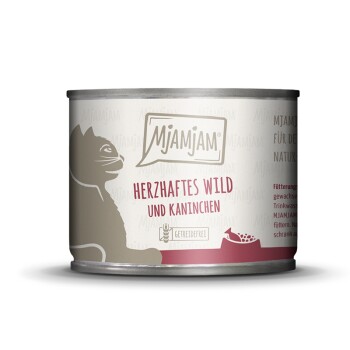 MjAMjAM Nassfutter Katze Adult 6x200 g Wild und Kaninchen