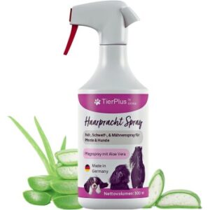 TierPlus ® Haarpracht Fell-, Schweif-, & Mähnenspray für Hund & Pferd, 500ml