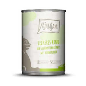 MjAMjAM Nassfutter Katze Adult 6x400 g Rind und Kürbis