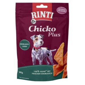 RINTI Chicko Plus Knoblauch-Ecken, Huhn mit Knoblauch 225 g