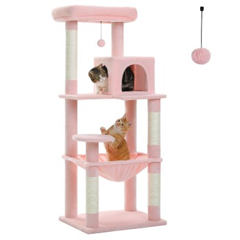 Pawz Road Kratzbaum XL für große Katzen mit Hängematte