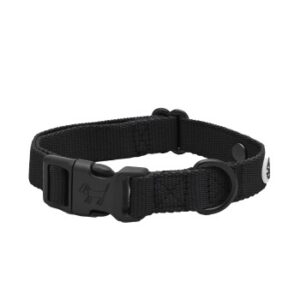 Barkalot Hundehalsband Recyceltes Polyester schwarz S