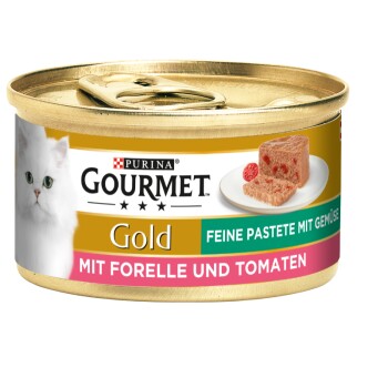 GOURMET Gold Feine Pastete 12x85g Forelle und Tomaten