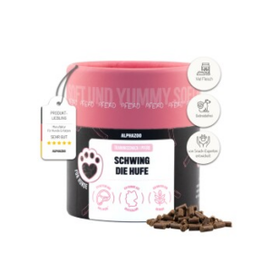ALPHAZOO Schwing Die Hufe 65g I Leckerli für Hunde