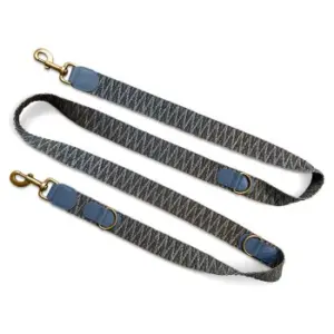 Hey Lana Premium Führleine – 3-fach verstellbar blau/ grau 2 m, 2 cm