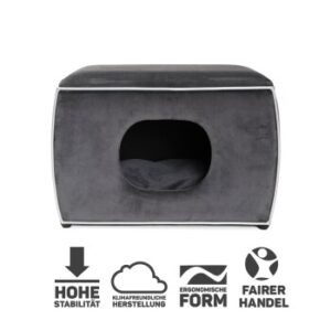 Canadian Cat Company Hundehöhle Nelson grau