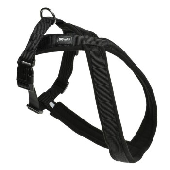 AniOne X-Geschirr Classic schwarz XS-S