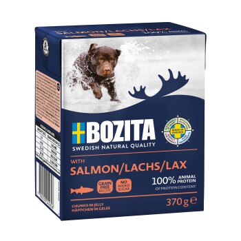BOZITA Naturals Happen in Gelee 6x370g Lachs