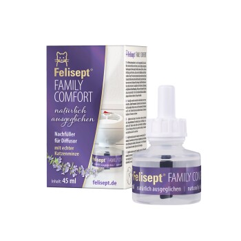 Felisept Family Comfort Nachfüllflakon im Mehrkatzenhaushalt 45 ml