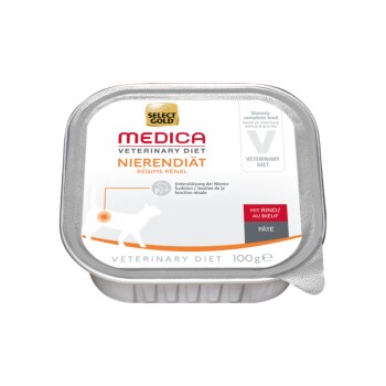 SELECT GOLD Medica Nierendiät 16x100g Rind
