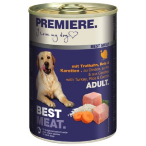 PREMIERE Best Meat Adult Truthahn und Gemüse 6x400 g