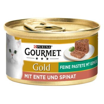 GOURMET Gold Feine Pastete 12x85g Ente und Spinat