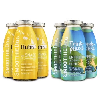 SmoothieDog Huhn 3x 250 ml + Trinkpause 3x 250 ml