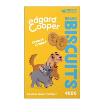Edgard & Cooper Biscuits Truthahn und Huhn 400 g
