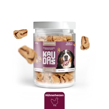 KAUDAS HühnerherzenPur Natursnack 5x60g