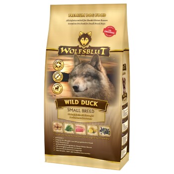 WOLFSBLUT Small Breed Wild Duck Entenfleisch mit Kartoffel 2 kg