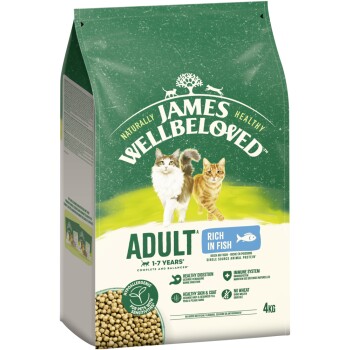 James Wellbeloved Trockenfutter Katze Adult, Fisch 4 kg