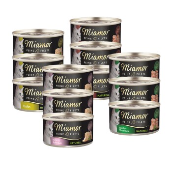 Miamor Feine Filets naturell Mixpaket 12x80g Mixpaket 2