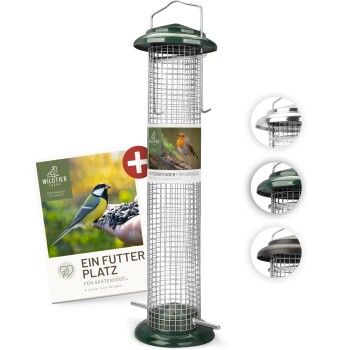 wildtier liebe Futterspender für Erdnüsse 38cm, Grün