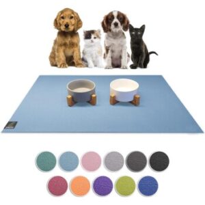 SANOZOO ® - Napfunterlage - Öko-Tex und Made in Germany hellblau 80 cm, 80 cm