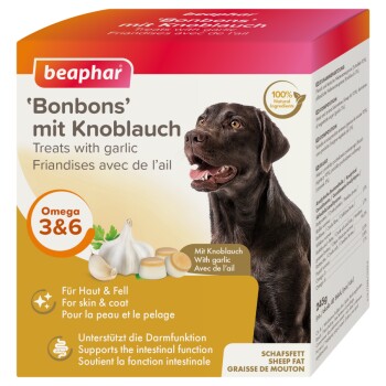 Beaphar Haut- und Fellkur Bonbons 245g mit Knoblauch