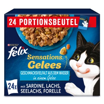 Felix Sensations Gelees 24x85g Geschmacksvielfalt aus dem Wasser