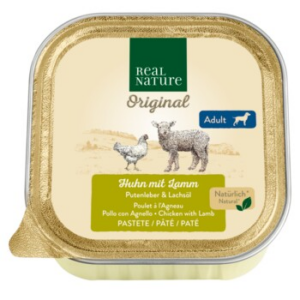 REAL NATURE Adult Lamm und Putenleber 17x100 g