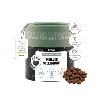 ALPHAZOO In Aller Seelenruhe 60g I Funktionssnack für Beruhigung & Stress
