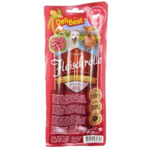 DeliBest Fleischrolle 6x400g Rind mit Hirse