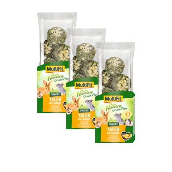 MultiFit Nature Grainfree Taler 3x100 g mit Banane
