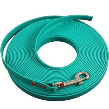 bio-leine 15-25 kg Biothane Schleppleine türkis 7,5 m