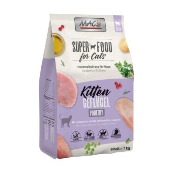 MAC's Cat Trockenfutter Katze Kitten Geflügel 7 kg